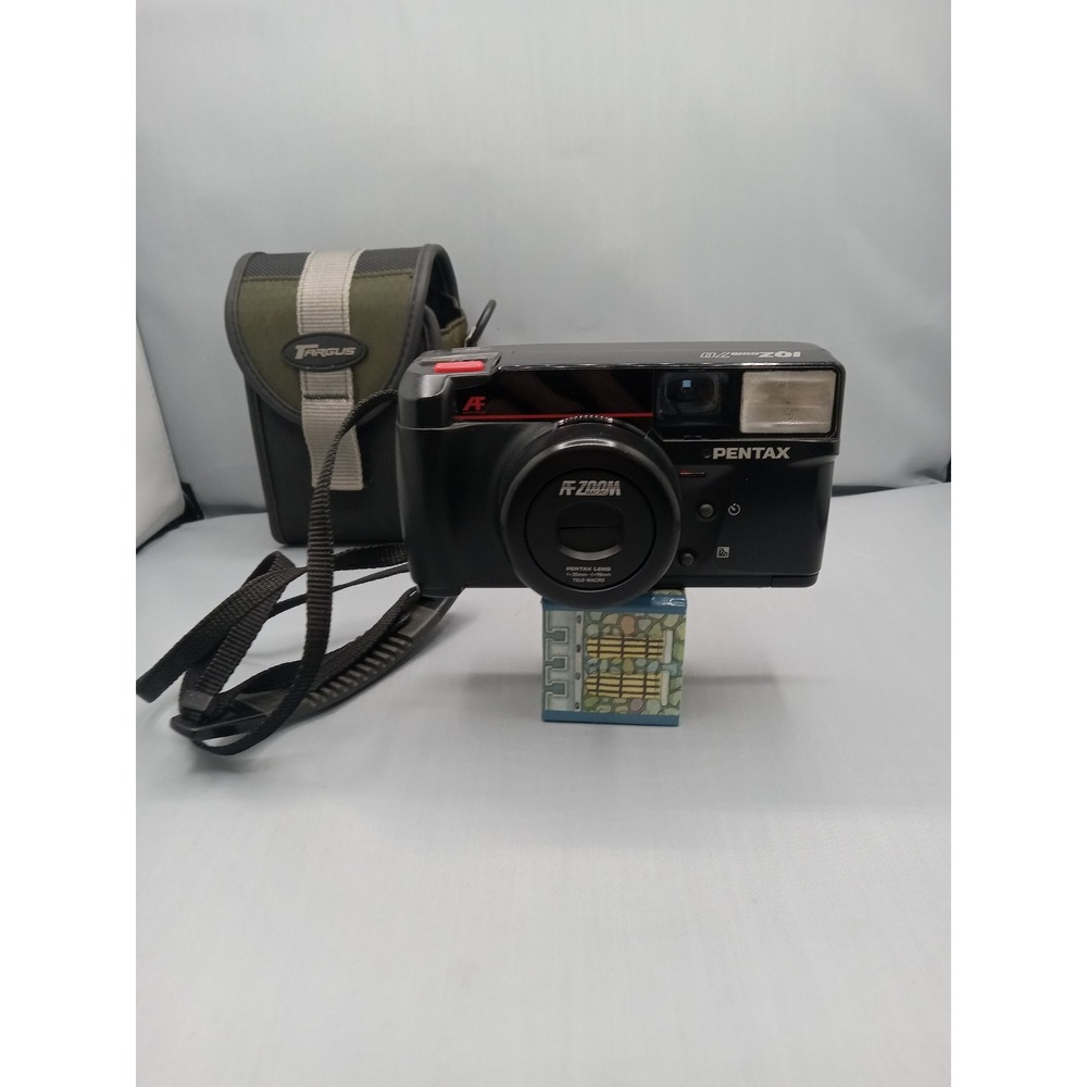Pentax IQ‎ Zoom 70 Compact 35mm Film Camera 38-70mm Lens Works